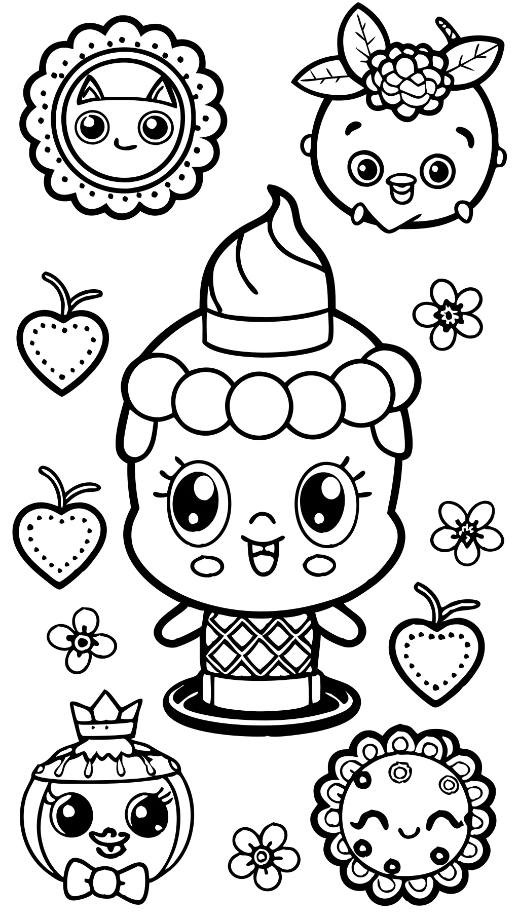 coloriages GRATUITS IMPRIMABLE SHOPKINS